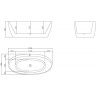 Акриловая ванна 170x80 см BELBAGNO BB404-1700-80 BB404-1700-800
